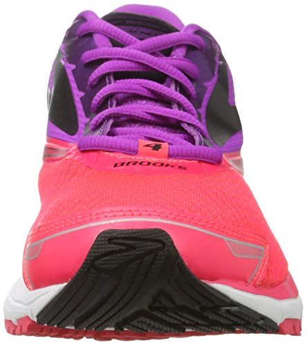 Brooks Launch 4, Zapatos para Correr Mujer, Rosa (Purplecactusflower/divapink/Black), 42 EU