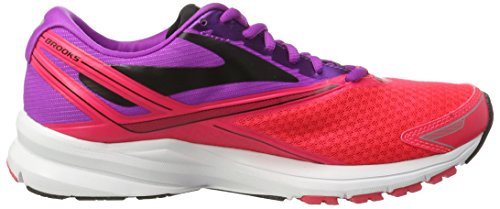Brooks Launch 4, Zapatos para Correr Mujer, Rosa (Purplecactusflower/divapink/Black), 42 EU