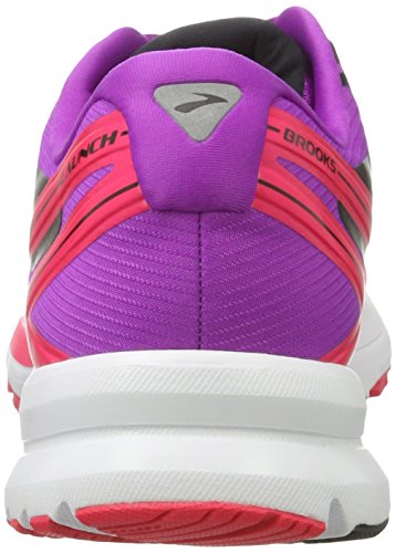 Brooks Launch 4, Zapatos para Correr Mujer, Rosa (Purplecactusflower/divapink/Black), 42 EU