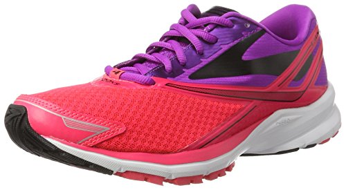 Brooks Launch 4, Zapatos para Correr Mujer, Rosa (Purplecactusflower/divapink/Black), 42 EU