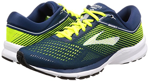 Brooks Launch 5, Zapatillas de Running Hombre, Multicolor (Blue/Nightlife/White 430), 44.5 EU
