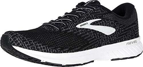 Brooks Revel 3, Zapatillas de Running Hombre, Negro (Black/Blackened Pearl/White 012), 45 EU