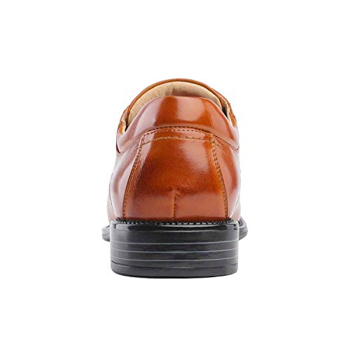 Bruno Marc Goldman-01 Zapatos de Cordones Vestir Negocios Clásicos para Hombre Marrón 42 EU/9 US