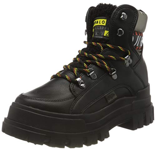 BUFFALO Aspha NC Fur, Zapatillas Mujer, Black, 38 EU