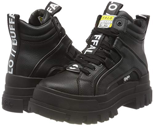 BUFFALO Aspha NC Mid, Zapatillas Mujer, Black, 37 EU