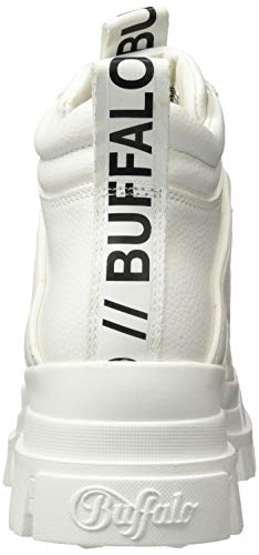 BUFFALO Aspha NC Mid, Zapatillas Mujer, White, 39 EU