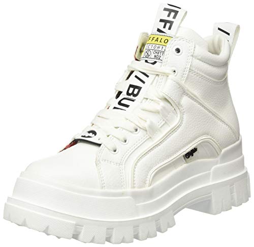 BUFFALO Aspha NC Mid, Zapatillas Mujer, White, 39 EU