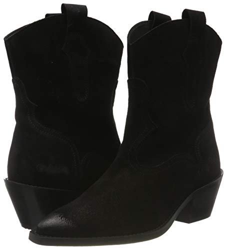 Buffalo Fox, Botas Camperas Mujer, Negro (Black 001), 38 EU