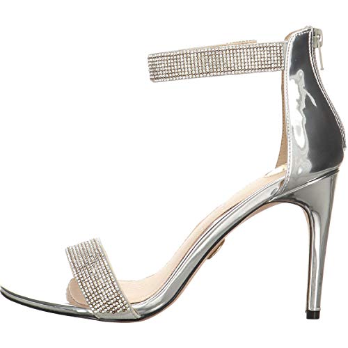 Buffalo Frigga, Sandalia con Pulsera Mujer, Gris (Silver 001), 38 EU