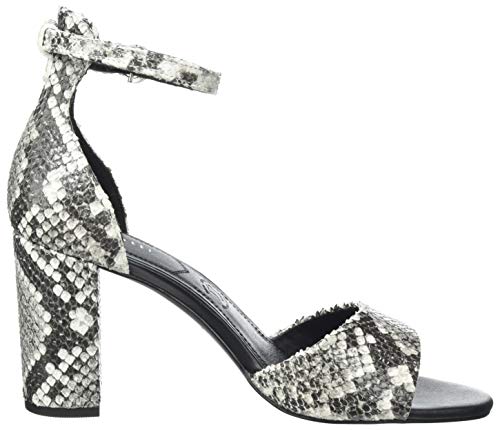 bugatti 411911803800, Sandalia con Pulsera Mujer, Blanco Reptile Print White 8320, 37 EU