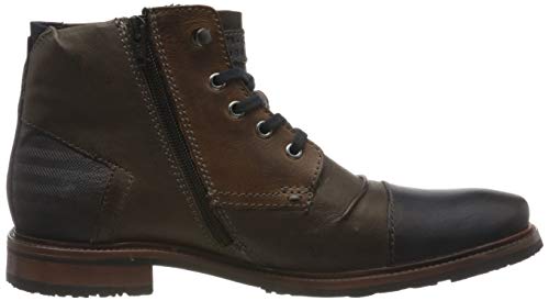 bugatti Salva Eco, Botas Cortas al Tobillo Hombre, Color Gris Oscuro, 45 EU
