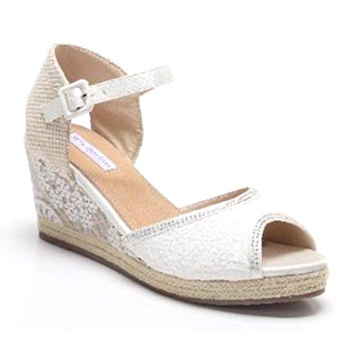 BUONAROTTI ESPARDEÑAS Novia CUÑAS Mandarina - Mujer Color Blanco Talla 38