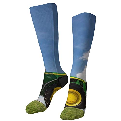 Calcetines de compresión para mujeres y hombres, divertidos y viejos tractores de granja, calcetines gruesos de tacón antiguo, ideales para correr, deportes atléticos, viajes en avión, embarazo, fútbo