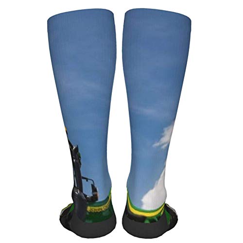 Calcetines de compresión para mujeres y hombres, divertidos y viejos tractores de granja, calcetines gruesos de tacón antiguo, ideales para correr, deportes atléticos, viajes en avión, embarazo, fútbo