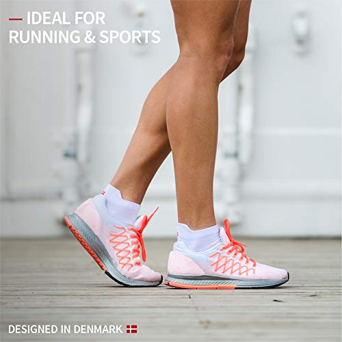 Calcetines de Deporte Low Cut Pack de 3 (Blanco, EU 43-47)