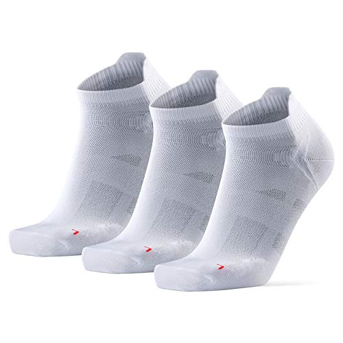 Calcetines de Deporte Low Cut Pack de 3 (Blanco, EU 43-47)