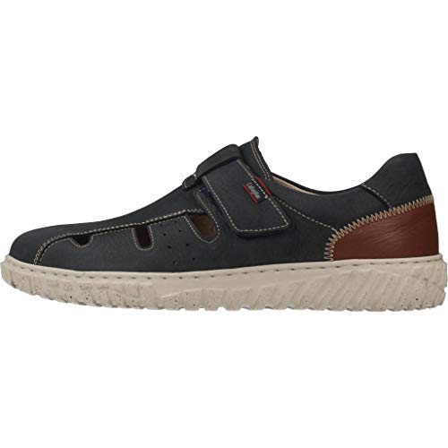 Callaghan Mope, Sandalias con Punta Abierta para Hombre, Azul (Azul 1), 43 EU