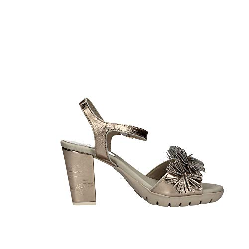 CALLAGHAN Sandalias de Zapatos de Mujer con tacón 99109 Platinum Talla 37 Platinum