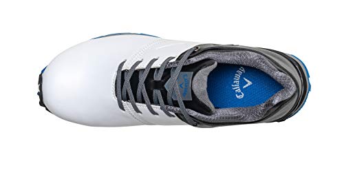 Callaway Apex Junior Waterproof Spikeless, Zapatillas de Golf, Blanco/Negro, 37 EU