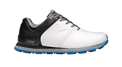 Callaway Apex Junior Waterproof Spikeless, Zapatillas de Golf, Blanco/Negro, 37 EU