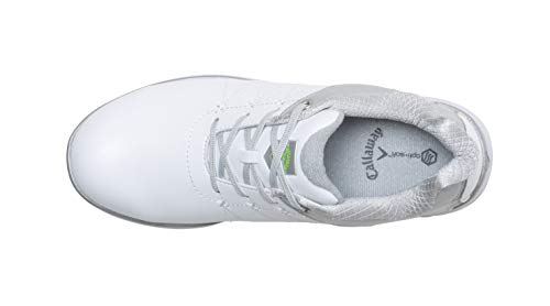 Callaway HALO Pro, Zapatillas de Golf Mujer, Blanco (Blanco/Plata 124), 40 EU