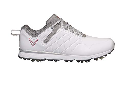 CALLAWAY W637 Lady Mulligan, Zapatos de Golf para Mujer, Blanco/Heather, 41 EU
