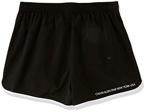 Calvin Klein Short Runner Pantalones Cortos, Negro (Pvh Black Beh), X-Large (Pack de 2) para Hombre