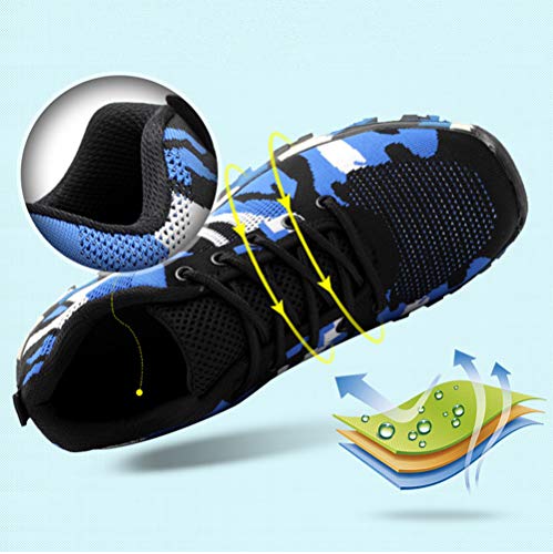 Calzado Seguridad Hombre Mujer Ligero Camuflaje Protectoras Zapatos Trabajo con Punta de Acero Zapatillas de Seguridad