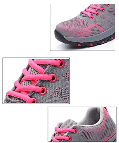 Calzado Seguridad Hombre Mujer Transpirables Protectoras Zapatos Trabajo con Punta de Acero Zapatillas de Seguridad