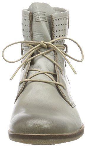 camel active Santana 70 - botas de cuero mujer, Grau (ice), EU 37