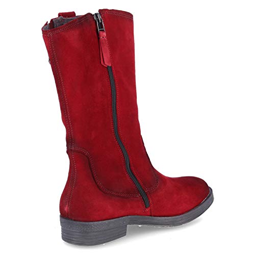 camel active Step 73, Botas Camperas para Mujer, Rojo (Dk.Red 2), 37.5 EU