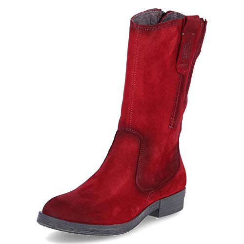 camel active Step 73, Botas Camperas para Mujer, Rojo (Dk.Red 2), 37.5 EU