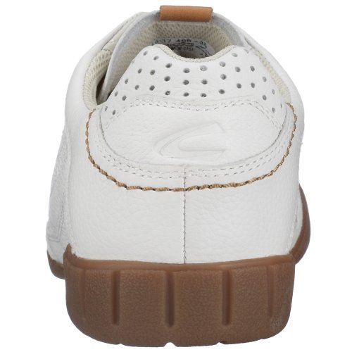 camel active - Zapatillas de Deporte de Cuero para Mujer, Color Blanco, Talla 40.5