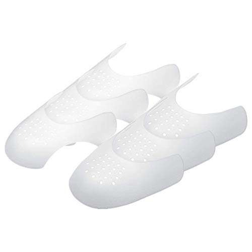 Camfosy - Hormas para zapatos, 3 ParesPreventor de pliegues de zapatos Protectores antiarrugas para protectores de zapatillas para las arrugas de los dedos del pie Adecuado para hombres mujeres