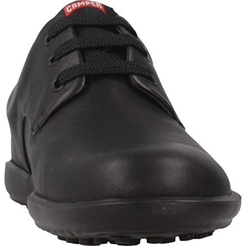 Camper Atom Work Zapatos de cordones Oxford, para Hombre, Negro, 43 EU