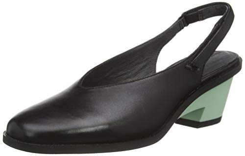 Camper Brooke, Zapatos de Talón Abierto Mujer, Negro Black 1, 36 EU