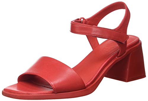 Camper Karolina K200101-013, Sandal Mujer, Red, 39