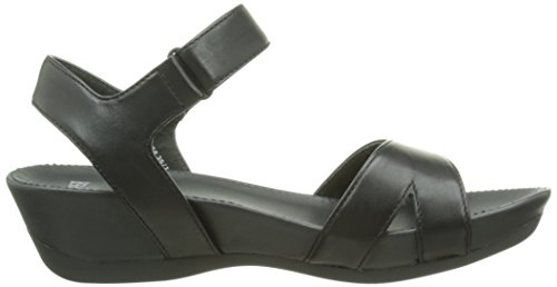 Camper - Micro, Sandalias con Cuña Mujer, Negro (Black 005), 37 EU