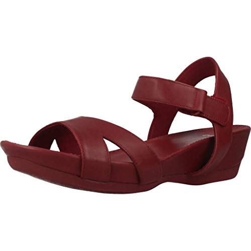 Camper Micro, Sandalias con Punta Abierta Mujer, Rosa (Medium Red 610), 40 EU
