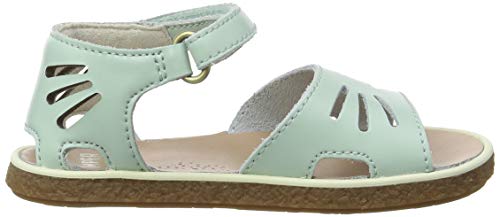 Camper Miko Sandal Fw, Sandalias con Punta Abierta Niños, Verde (Lt/Pastel Green 330), 25 EU