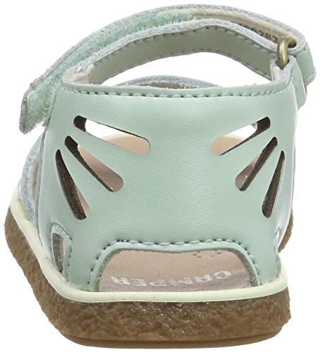 Camper Miko Sandal Fw, Sandalias con Punta Abierta Niños, Verde (Lt/Pastel Green 330), 25 EU