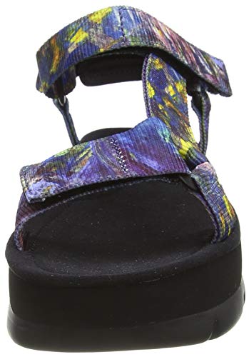 Camper Oruga Up, Sandalias con Punta Abierta Mujer, Multicolor (Multi/Assorted 999), 39 EU