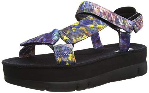 Camper Oruga Up, Sandalias con Punta Abierta Mujer, Multicolor (Multi/Assorted 999), 39 EU