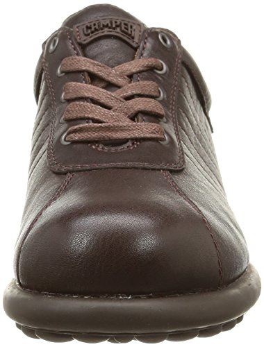 Camper Pelotas Ariel, Zapatos de cordones para mujer, Marrón (Dark brown), 38 EU