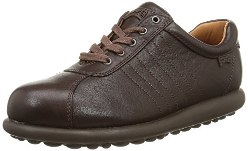 Camper Pelotas Ariel, Zapatos de cordones para mujer, Marrón (Dark brown), 38 EU