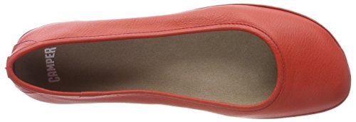 Camper Right Nina, Bailarinas con punta cerrada para Mujer, Rojo (Medium Red 610), 36 EU