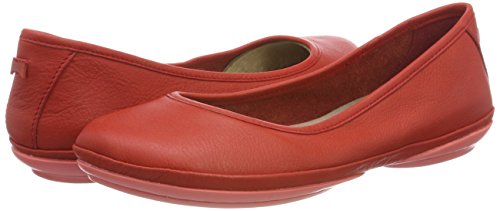 Camper Right Nina, Bailarinas con punta cerrada para Mujer, Rojo (Medium Red 610), 36 EU