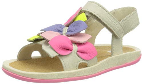 Camper TWS Kids, Sandalia Niñas, Light Beige, 27 EU