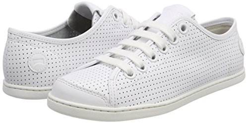 Camper Uno, Zapatillas Mujer, Blanco (White Natural 100), 37 EU