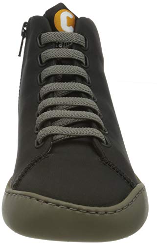 Camper Womens Peu Touring-Botines para Mujer, Color Negro, Talla 39 EU, Black